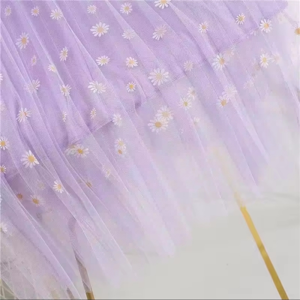 Skirts Women Tender Sweet Korean Style Printed LadyMesh Ins Classy All-match Co - Picture 4 of 8